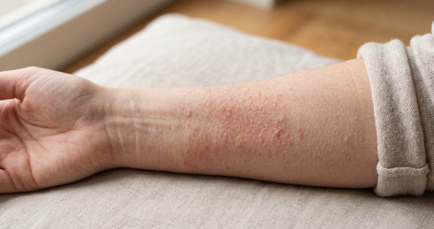 get rid of skin rash naturally