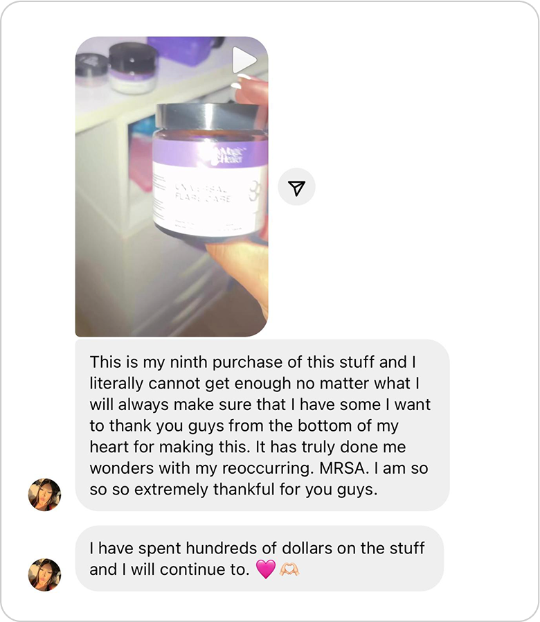Customer review chat
